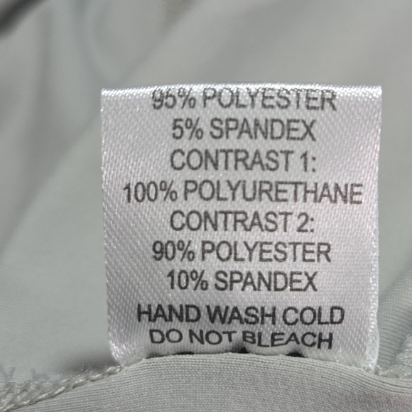 White Birch Womens Gray Black Faux Leather Contrast Moto Leggings Size 1XL - Picture 4 of 6